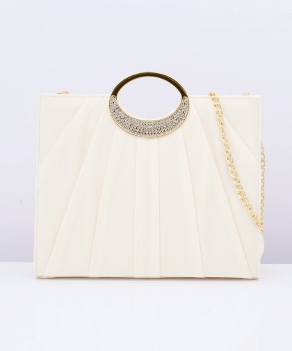 【TIME SALE】2wayビジューハンドルパーティーバッグ