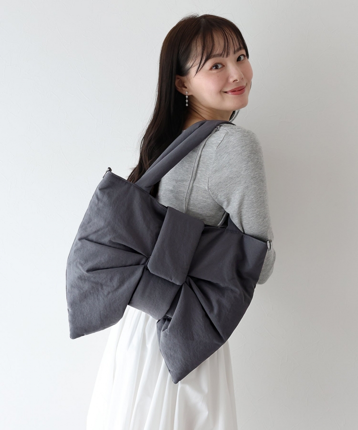 【TIME SALE】リボンパテッドバッグ
